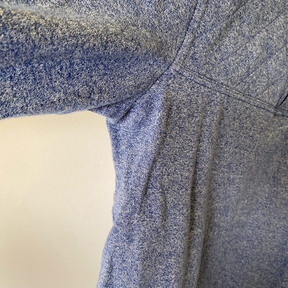 BANANA Republic blue quarter zip sweater - Picture 5 of 9